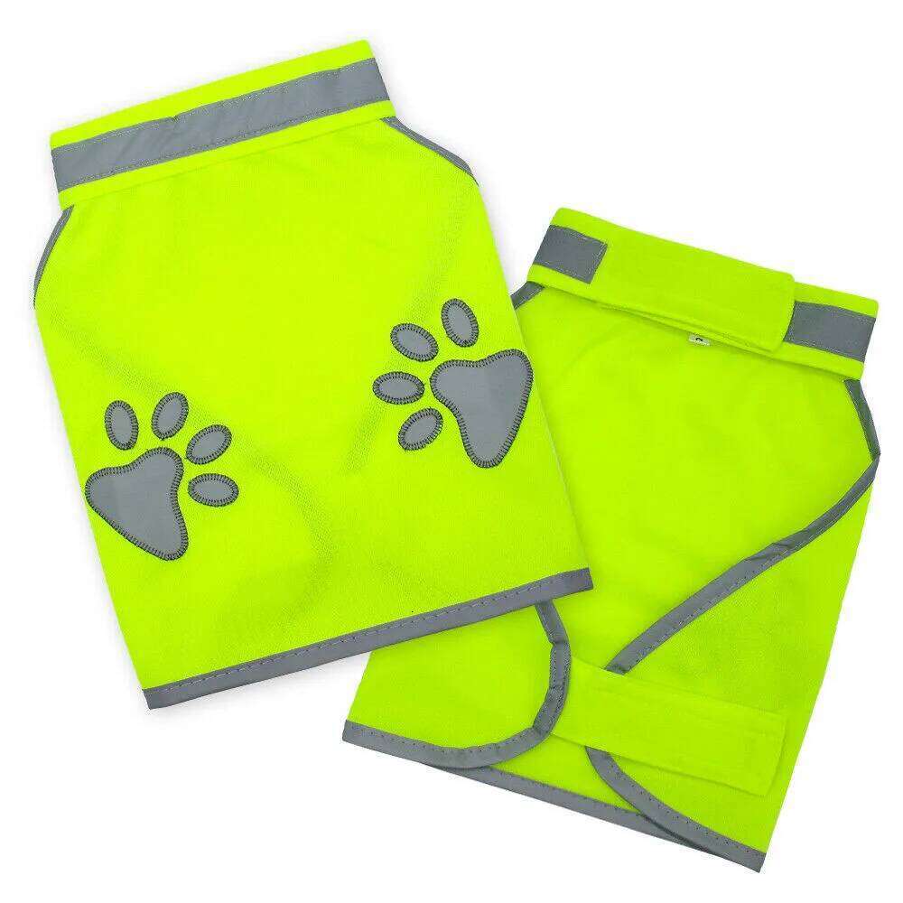 Reflective Safety Vest High Visibility Fluorescent Hi Vis Coat Dog Jacket Outdoor Pet Supplies XJ260127