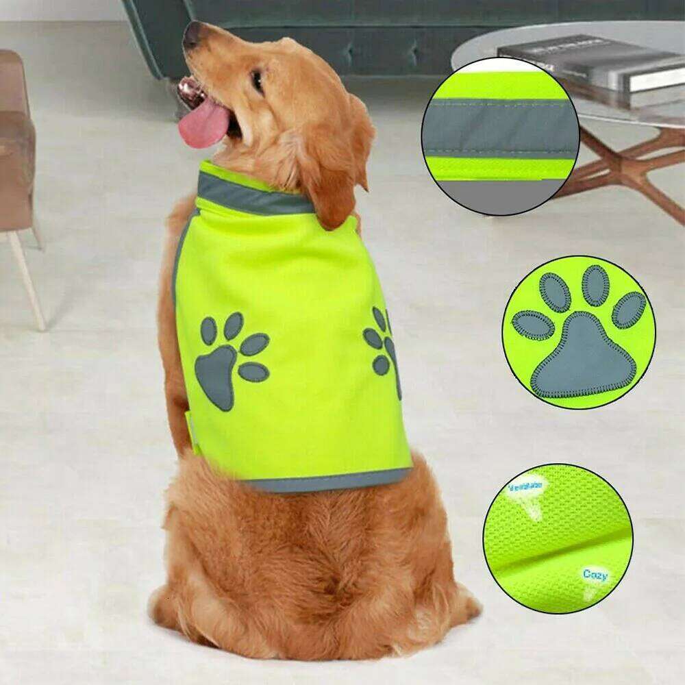 Supplies paw High Visibility Hi Vis Coat Dog Jacket Reflective Pet Safety Vest XJ260127