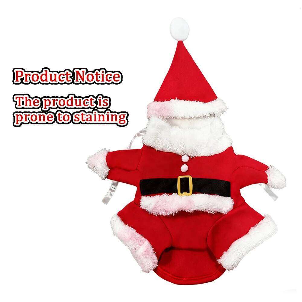 Pet Dog Cosplay Costume For Small Medium Dogs Christmas Santa Claus Puppy Outfits Cute Cat Clothing Chihuahua Bulldog Jacket XJ260127