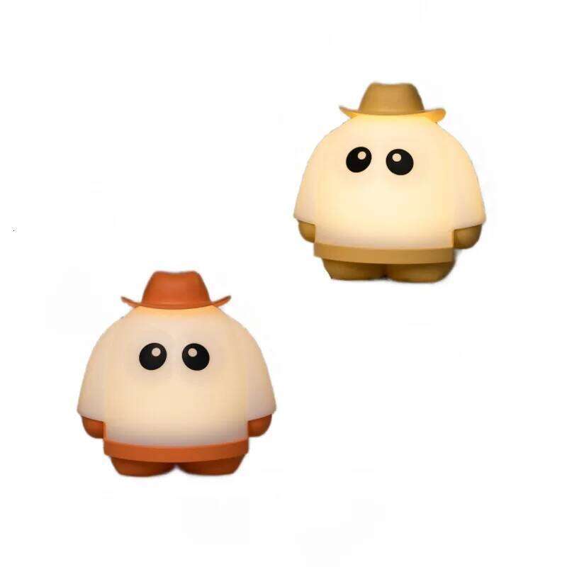 Creative gentleman ghost usb rechargeable bedside sleeping lamp novelty halloween decoration hot selling night light Z260127