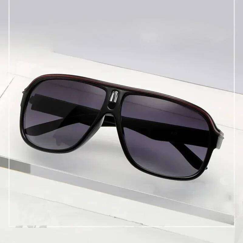 2025 Summer New Fashionable Large Frame for Outdoor Driving Clear UV400 Sunscreen Men's and Women's Sunglasses Z260127