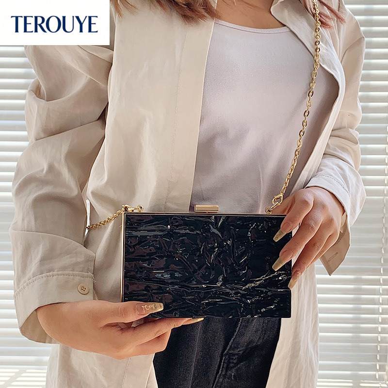 TEROUYE autumn and winter new niche design light luxury elegant evening bag French bag small square bag bag chain women's shoulder bag
