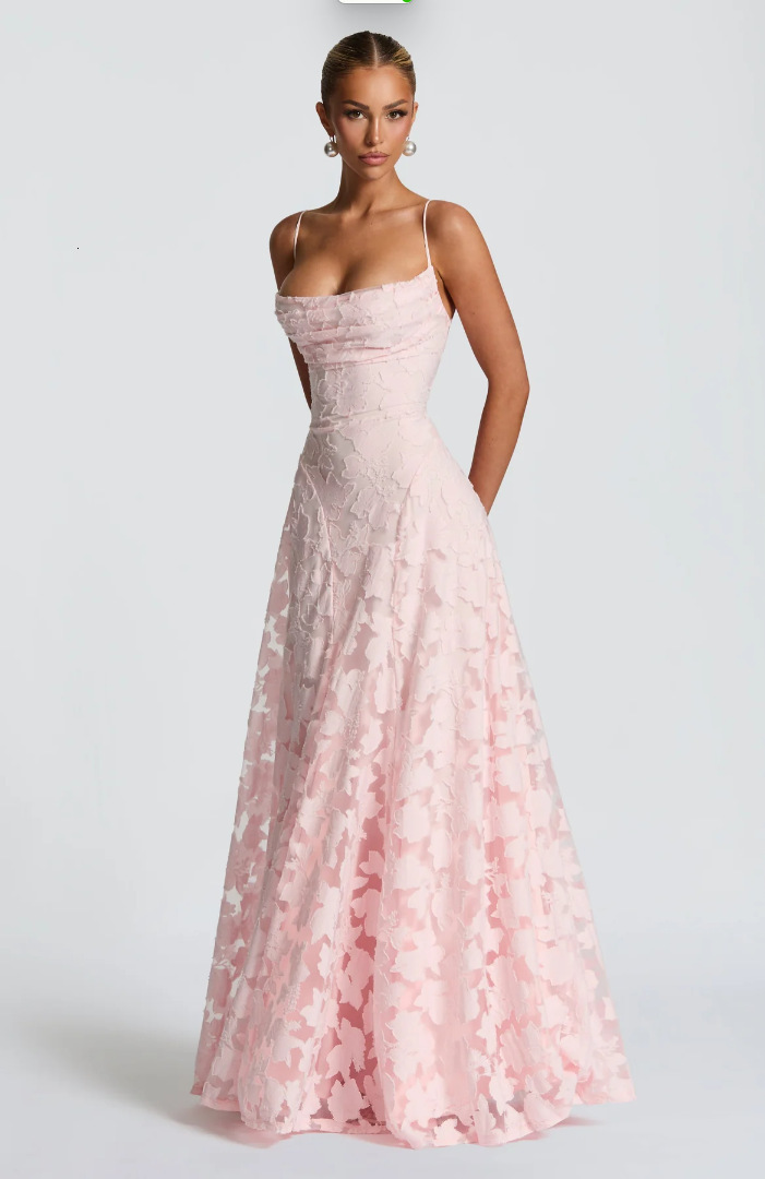 Beautiful Female Lead/sexy Suspender Chiffon Temperament Super Fairy Evening Gift Beach Long Dress Gentle Lady Sweet Luxury Women's Dress