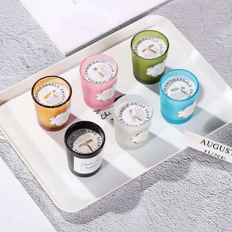Mist with Soy Wax Smokey Glass Aromatherapy Low Temperature No Smoke Birthday Gift Souvenir Candle Y260127