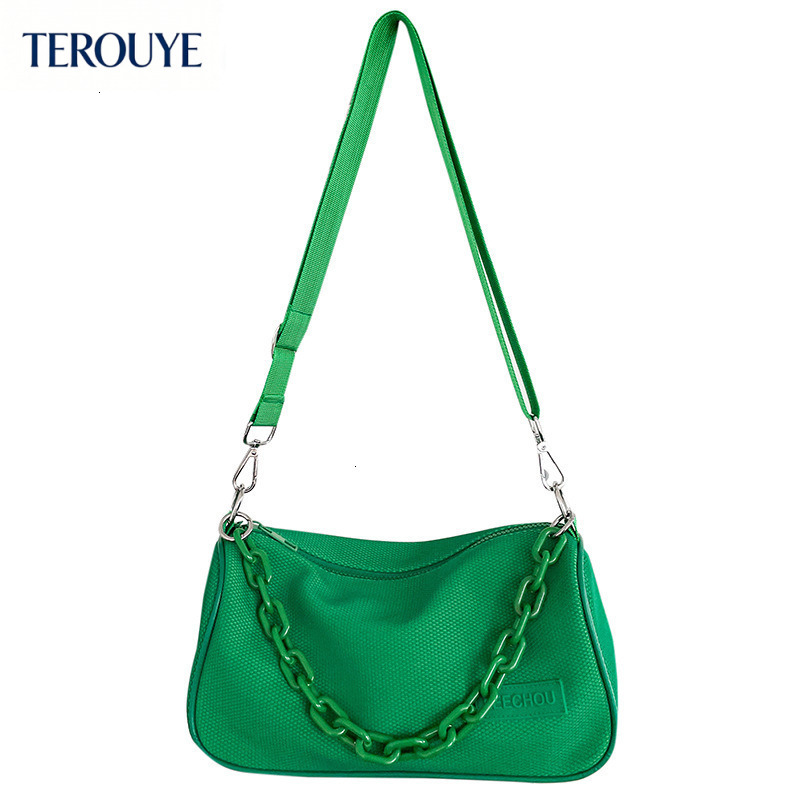 TEROUYE Autumn and winter new fashion trend style handbag, Korean style niche design, underarm bag, versatile and simple women's shoulder bag,