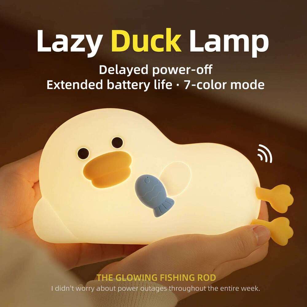 Penguin Silicone Night Light Soft Nursery Nightlight Dimmable LED Squishy Novelty Animal Bedside Lamp For Gifts Z260127
