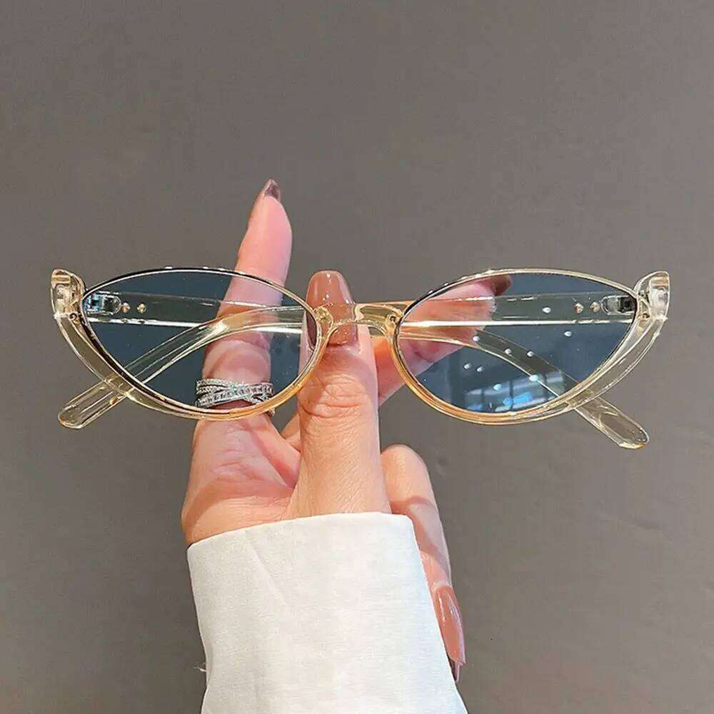 New Small Cat Eye Sunglasses Women Trendy Vintage Composite Shades Eyewear Fashion Luxury Brand Sun Glasses Z260127