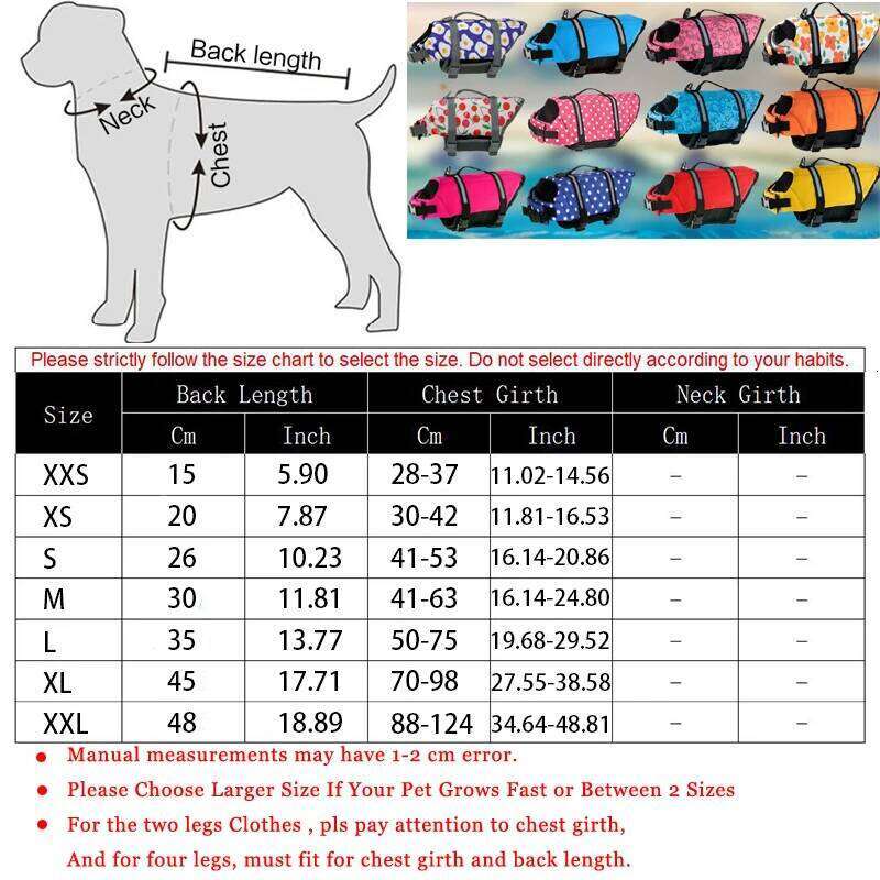 Summer Dog Life Jacket Reflective Adjustable Large Dogs Swimwear Safety Vest Surfing Sailboat Enhanced Buoyancy Pet Lifejackets XJ260127