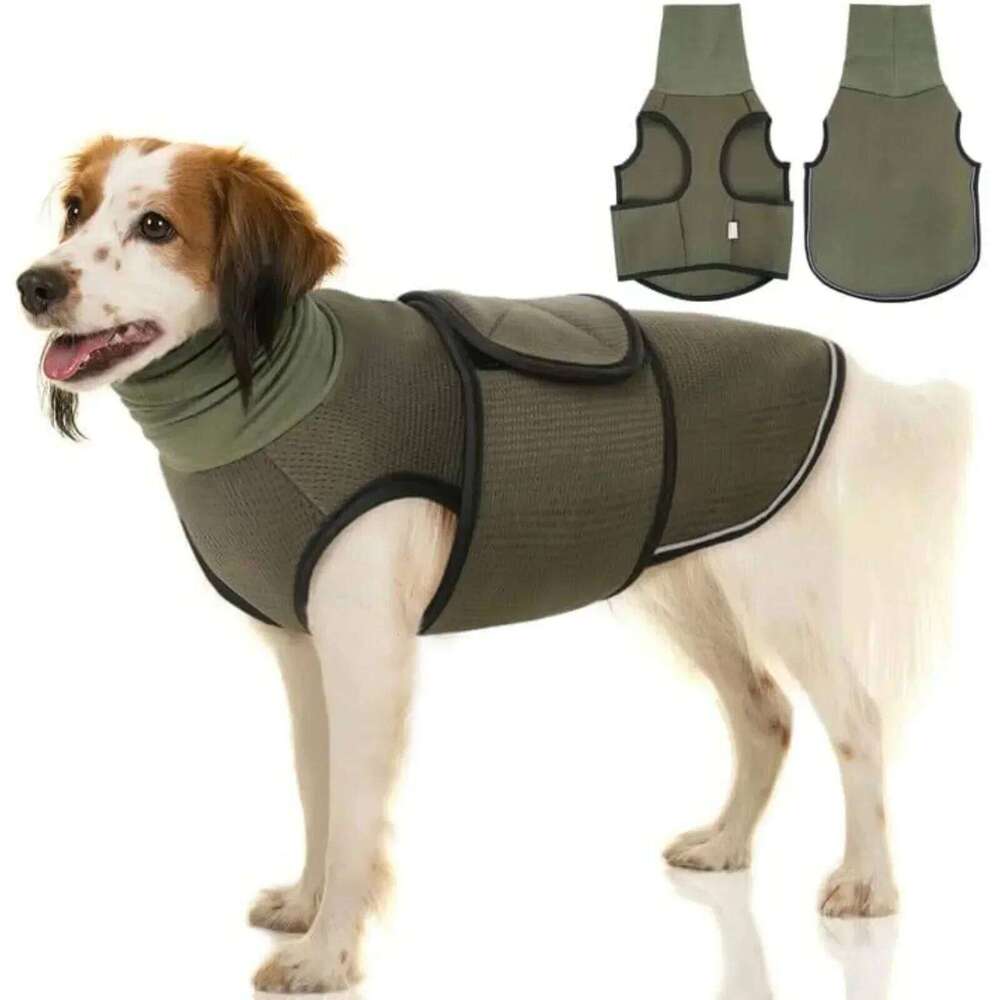 Vest, Thunder for Large Dogs, Calming Jacket with Hoodie, Fireworks, Quarantine, Anti Anxiety Dog Hoodie XJ260127