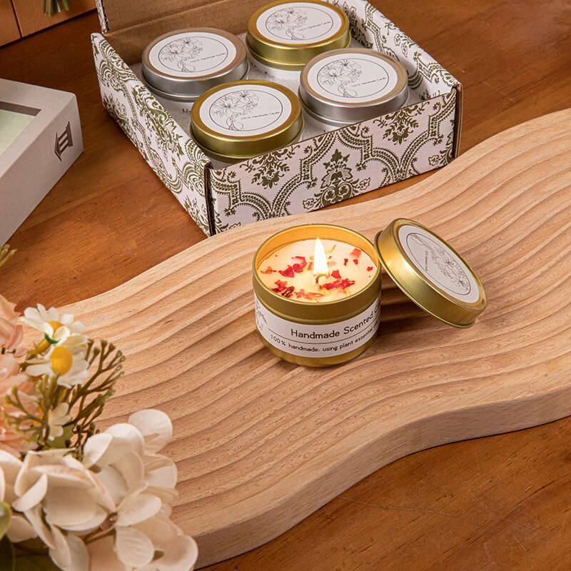 Cross-Border Soy Wax Dried ?Wedding Souvenirs Birthday Gifts Flower Fragrance Aromatherapy Candle Y260127