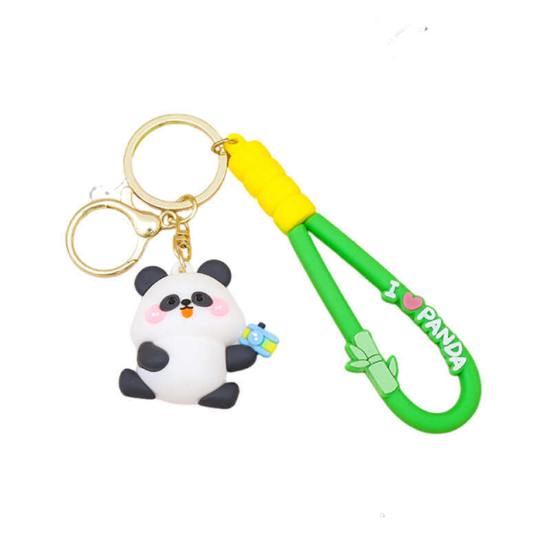 Cute Creative Kung Fu Panda Travel 3D Soft Rubber Doll Car Bag Keychain Pendant Gift S260126 0ec