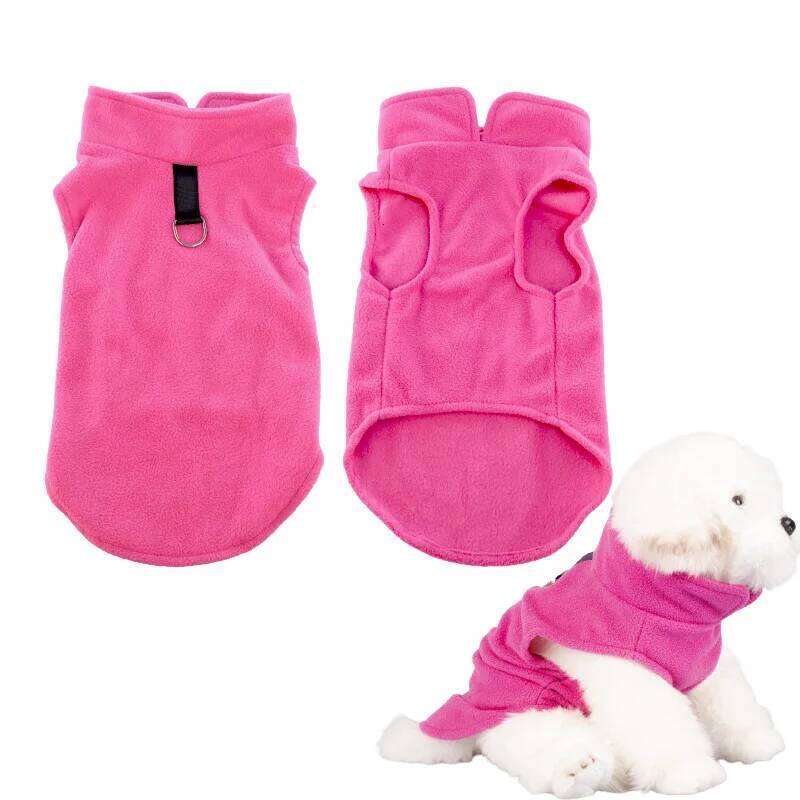 Soft Fleece Dog Clothes For Small Dogs Spring Summer Puppy Cats Vest Shih Tzu Chihuahua Clothing French Bulldog Jacket Pug Coats XJ260127