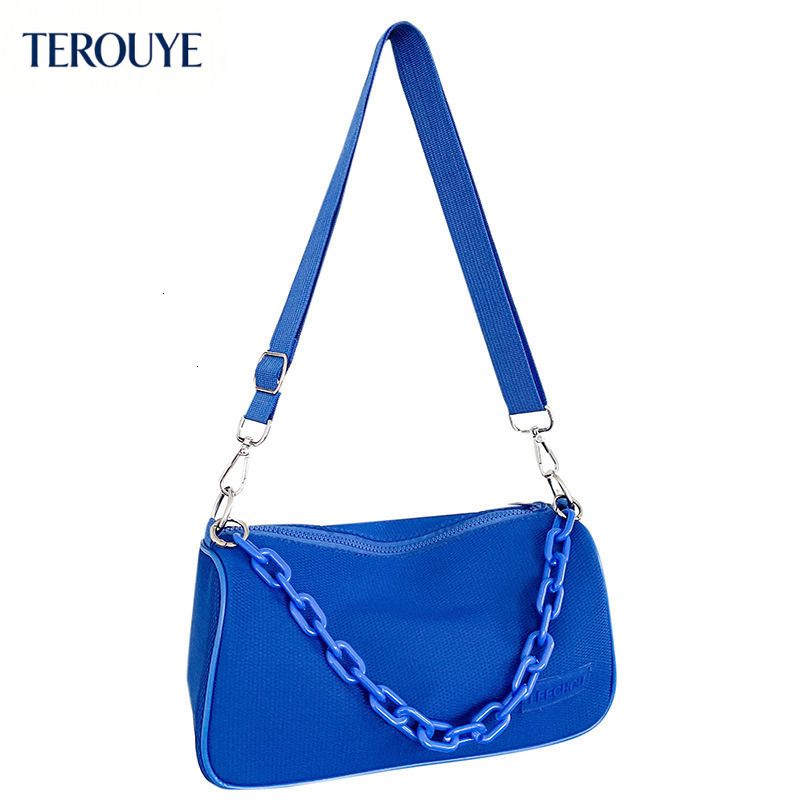 TEROUYE Autumn and winter new fashion trend style handbag, Korean style niche design, underarm bag, versatile and simple women's shoulder bag,