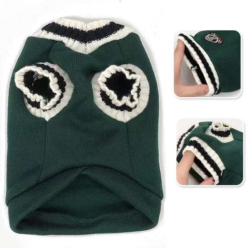 Autumn and winter new knitted V-neck college style pet clothes vest Teddy For Small Dogs Puppy Vest Clothes Jacket Outfits XJ260127