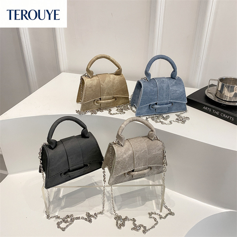 TEROUYE bag autumn and winter new French niche design retro women's handbag fashionable, elegant, light luxury, exquisite small square bag