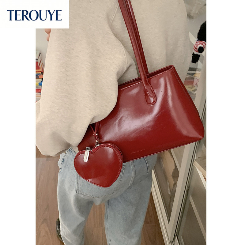 TEROUYE bag autumn/winter new niche design trend retro style fashionable versatile armpit bag women's shoulder bag