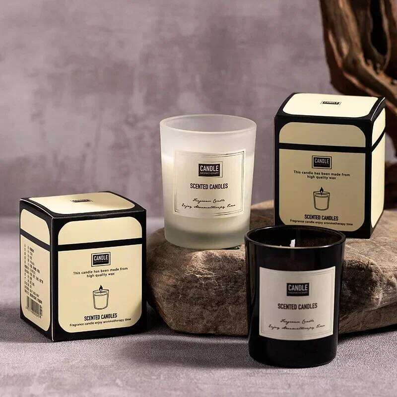 Modern European Plant Scent Aromatherapy Living Room Bedroom Air Purification Enduring Fragrance Candle Cups Decor Y260127