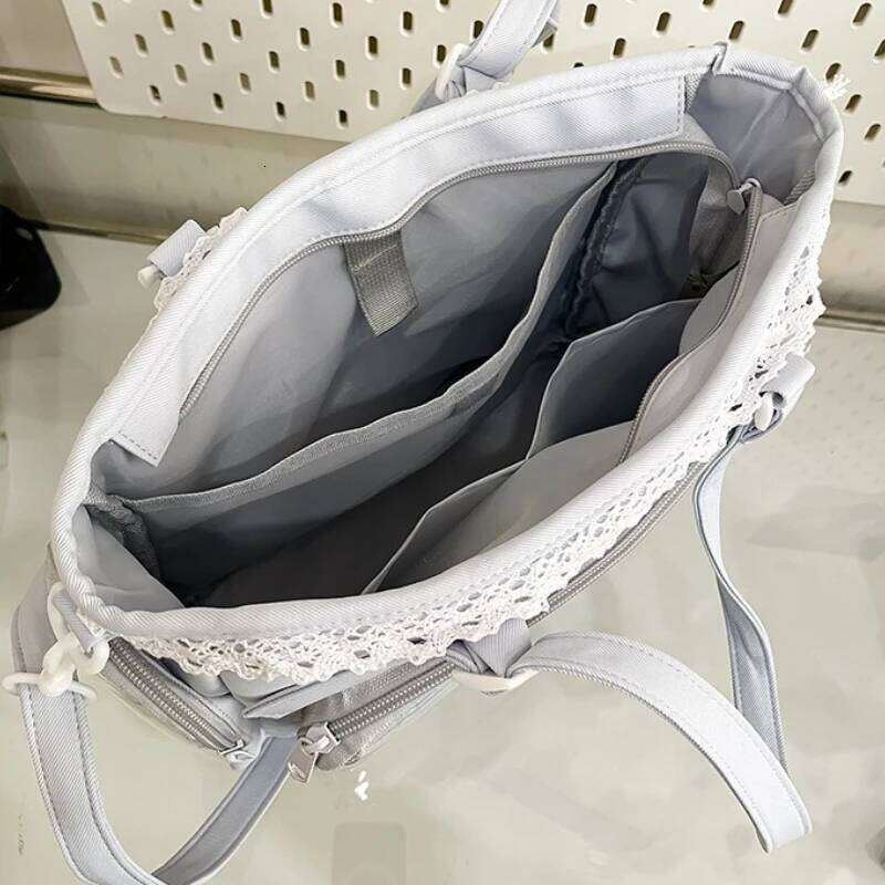 Japan Style Ins New Crossbody Candy Color Kawaii Girl Transparent Bar Pain Fashion Lace Lightweight Women Shoulder Bag