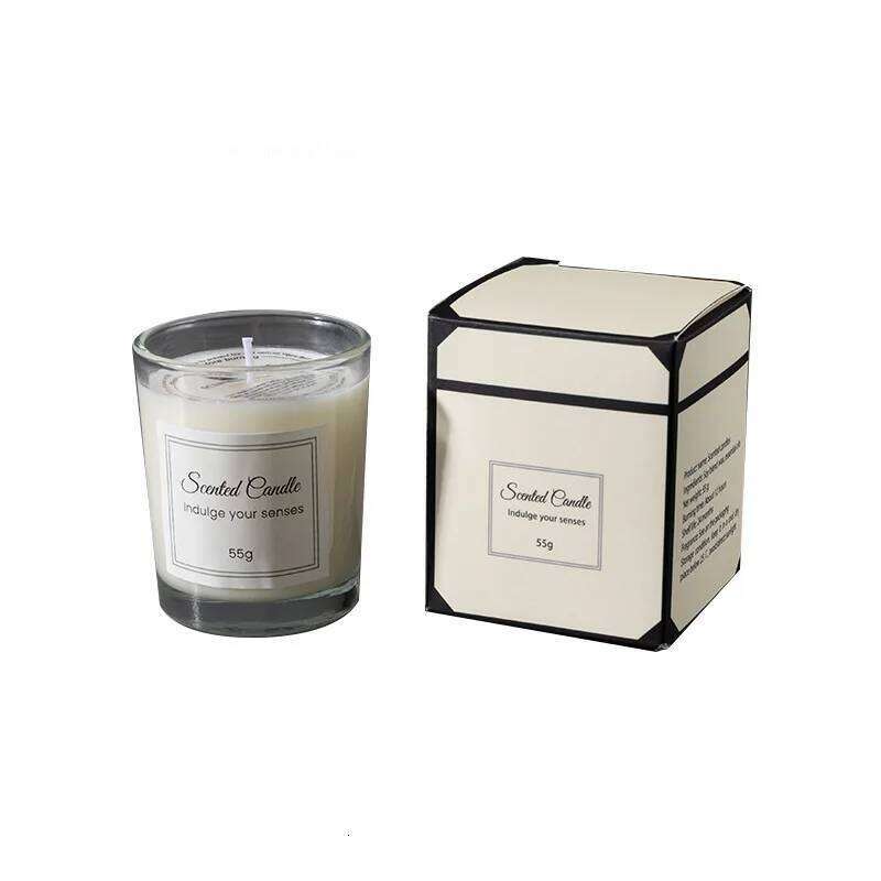 Candle/Gift Box with Floral Fragrance, High-end Glass Cup, Soy Smokeless Scented Candles, Birthday Gifts, Souvenirs Y260127