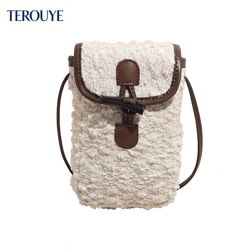 TEROUYE Fashionable and minimalist shoulder bag autumn and winter new style Chinese ethnic style small square bag casual women's handbag retro