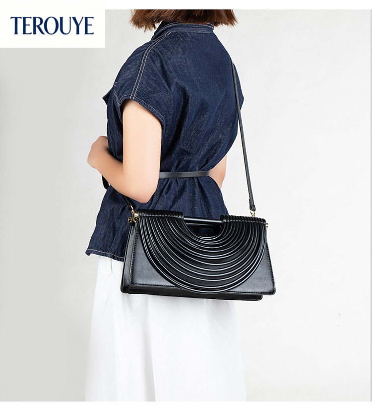 TEROUYE Autumn/Winter New French Personalized Style Retro Handbag Light Luxury Elegant bag bag Style Women's Shoulder Bag