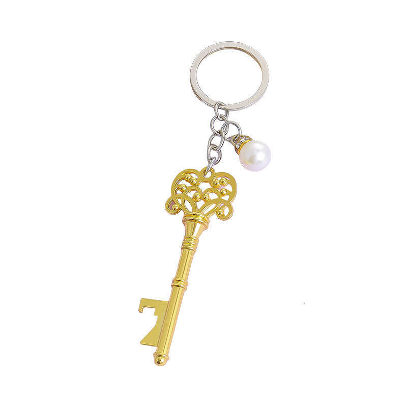 European and American Cross-Border Supplies Wedding Christening Creative Craft Gifts Vintage Alloy Keychain Bottle Opener S260126