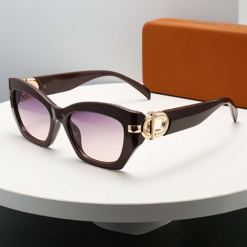 Sunglasses Euro American Fashion Concave Frame Slimming Design for Party Driving and Daily Outdoor Wear High Quality Texture