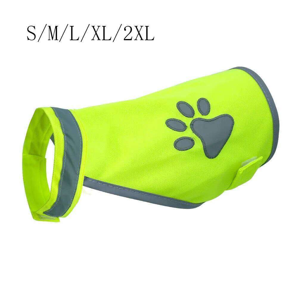 Reflective Safety Vest High Visibility Fluorescent Hi Vis Coat Dog Jacket Outdoor Pet Supplies XJ260127