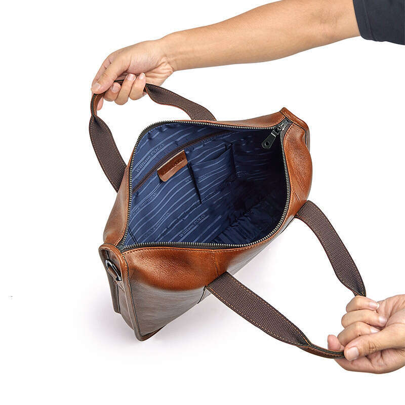 Luxury Shoulder Bags Totes Hobo Bag Genuine Men S Handbag Crossbody Fashion Business Briefcase Leather Bag For SENYY