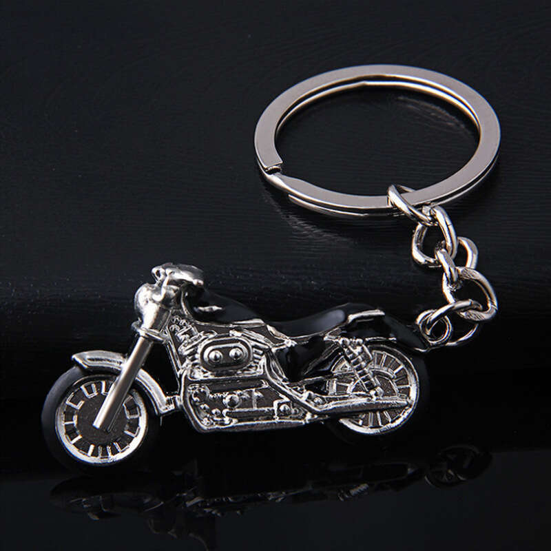 Metal Personality Simulation Model Key Ring Oil Drip Harley Motorcycle Craft Keychain S260126 5c8