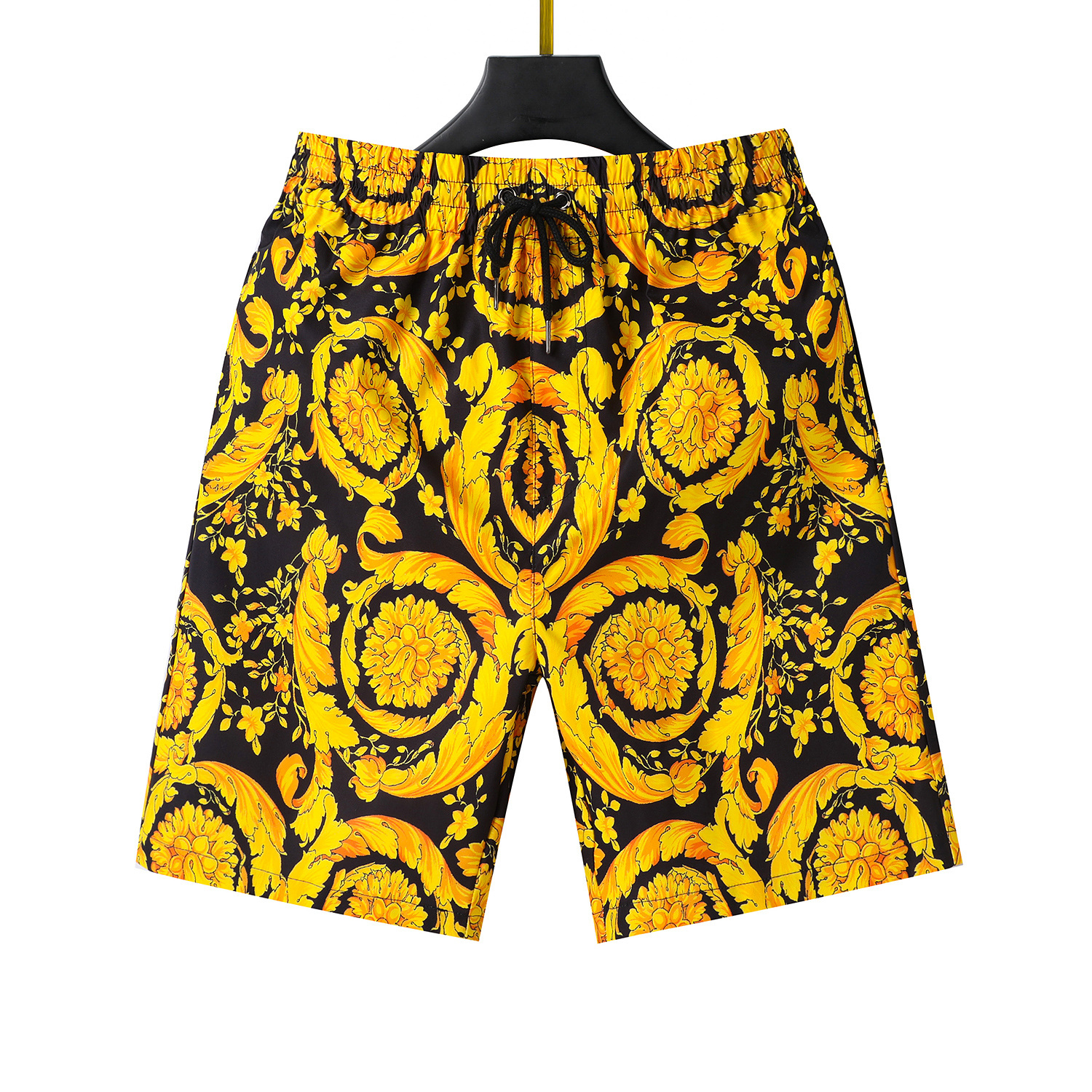 Designer style short pants for swimming, summer streetwear, quick-drying swimsuits checked brand fabric, fashionable and loose beach pantsM-3XL#89