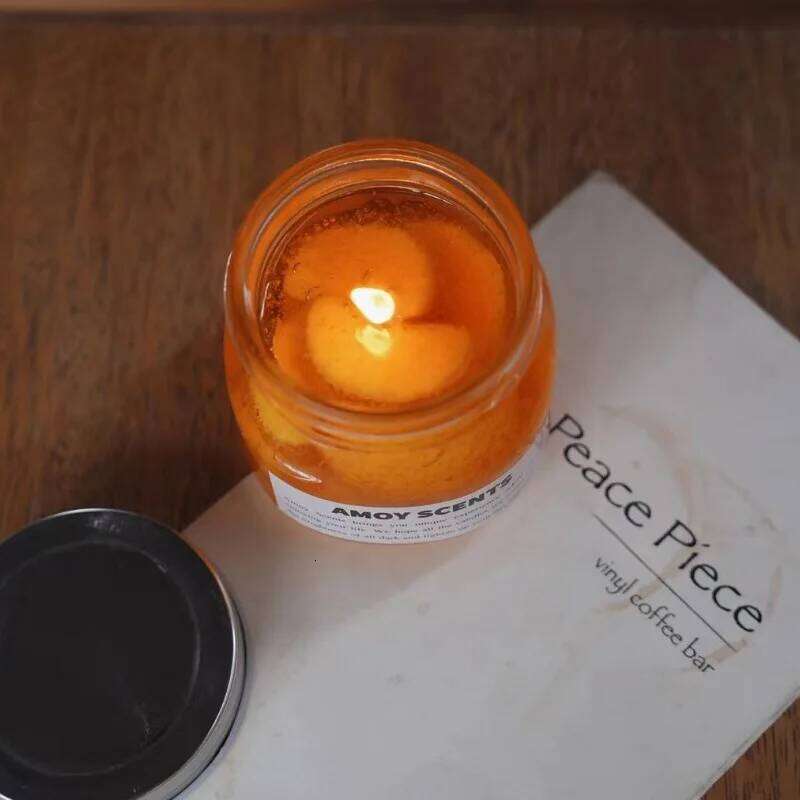 200ml Fruit-Scented Orange Strawberry Jelly Wax Creative Birthday Gift Party Favor Scented Candle Y260127