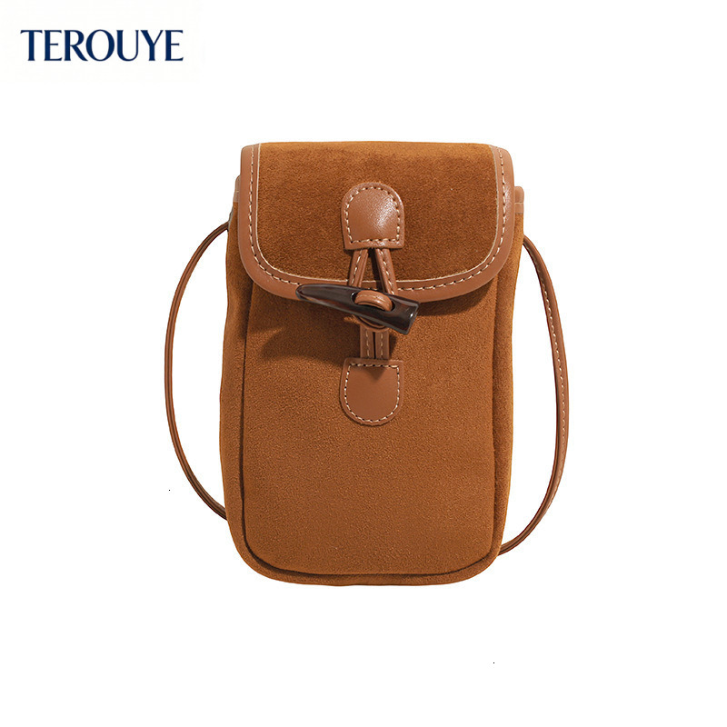 TEROUYE Fashionable and minimalist shoulder bag autumn and winter new style Chinese ethnic style small square bag casual women's handbag retro