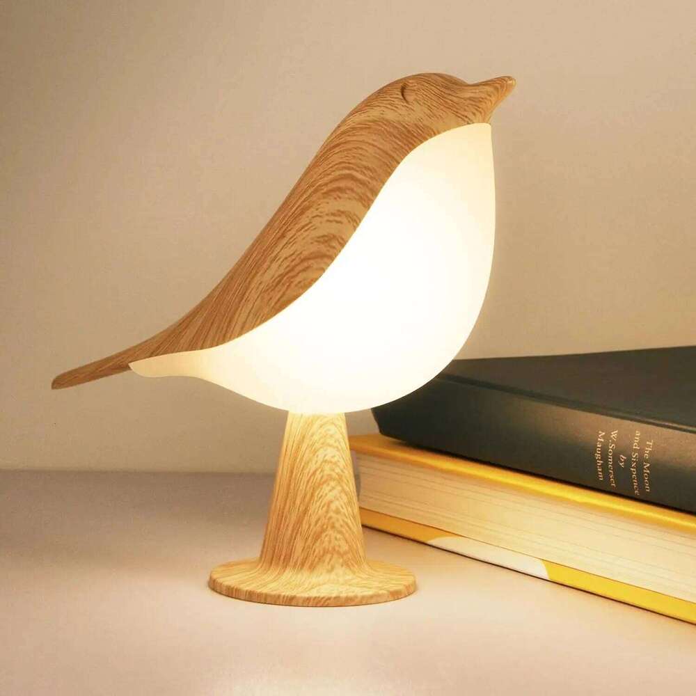 1pc LED Touch-Control Bird Lamp - Art Deco, 3-Levels Dimmable, USB-Cordless with Rechargeable Battery, Versatile for All Rooms Z260127