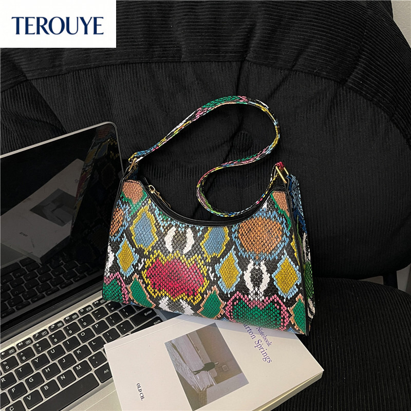 TEROUYE Chinese ethnic style personalized women's handbag autumn and winter new fashion, niche texture design, trendy small square bag, luxurious