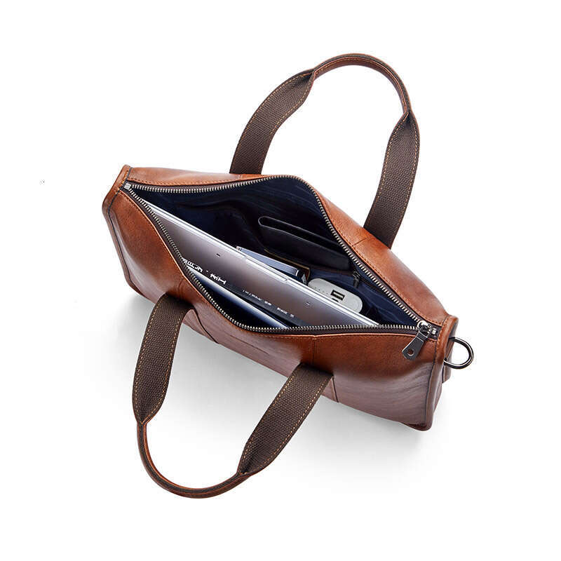 Luxury Shoulder Bags Totes Hobo Bag Genuine Men S Handbag Crossbody Fashion Business Briefcase Leather Bag For SENYY