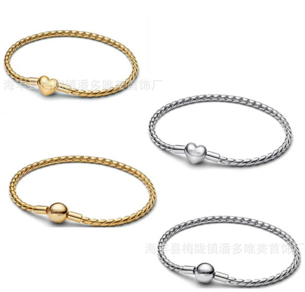 Pandorabraclet Designer Pandorajewerly For Woman Pans Silver Plated Multi Snake Bone Chain Bracelet Multi Circle Snake Shape Bracelet Luxe Bangle Luxury Jewelry