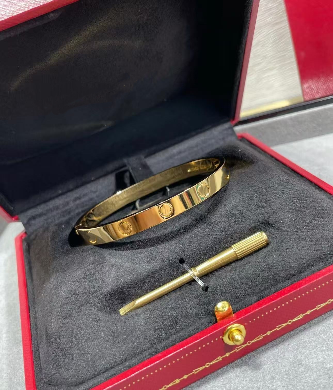 Designer Braclets Women Love Bracelet Bangle Classic Jewlery Bracelets Designer Jewelry Gold Bracelet Designer Luxury Jewelry Diamond Bangle 18K Size 15-22