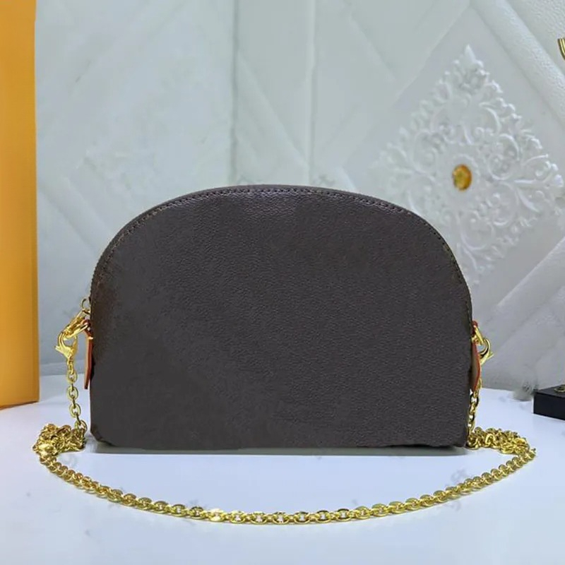 Fashion Designer Cosmetic Makeup Chain Bags Handbags Toiletry Pouch Purse Crossbody Tote Bag Black Womens Wallet Card Holder Handbag Mini Wallet Corn Purses