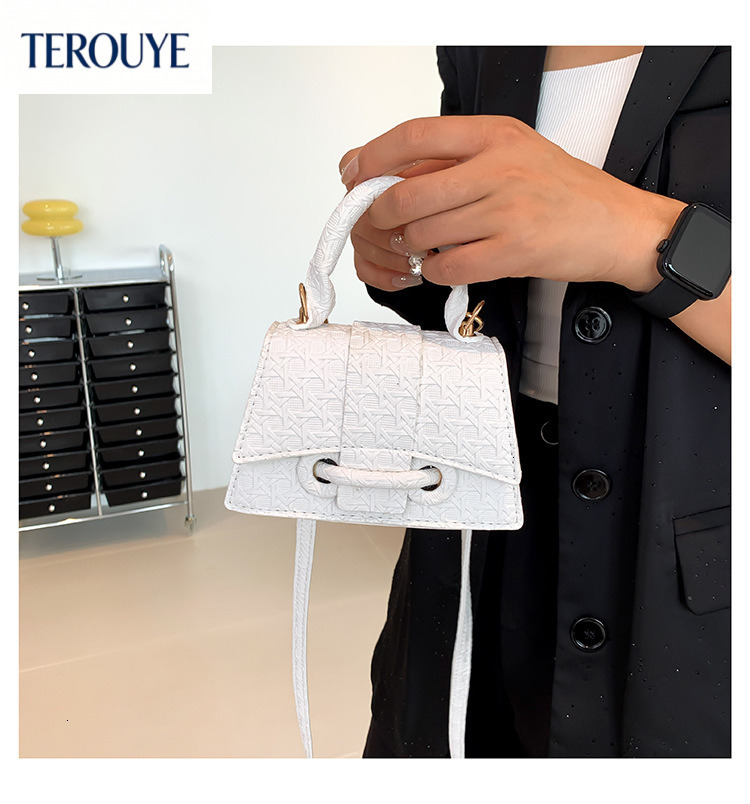 TEROUYE Autumn/Winter bag New bag French Luxury Style Small Square Bag Elegant and Versatile Fashion Women's Shoulder Bag