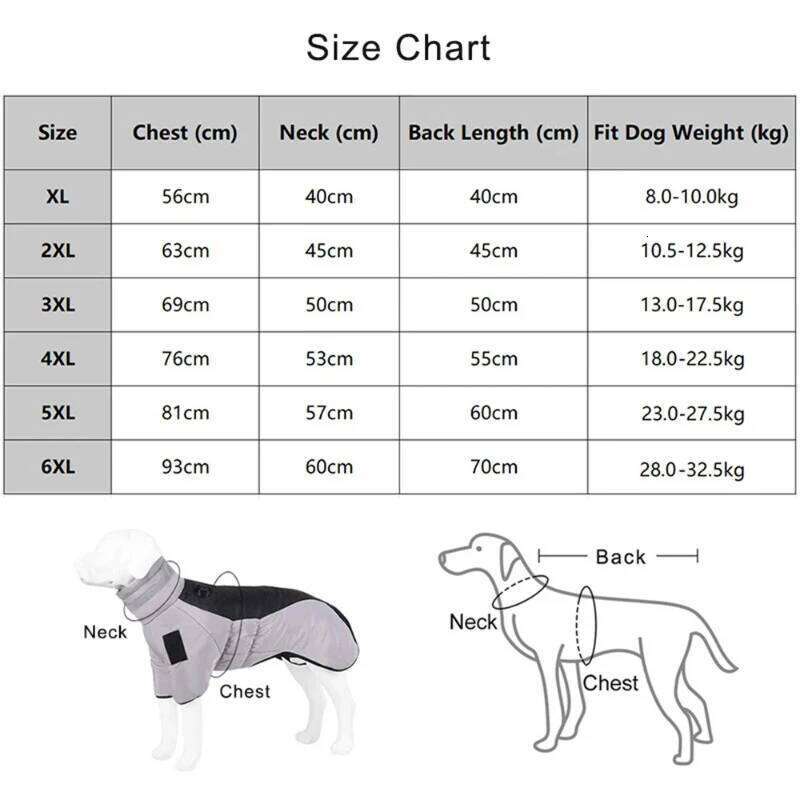 New Autumn Reflective Warm Dog Clothes Down With Thickening Waterproof Winter Cotton Jacket For Pet Dogs XJ260127