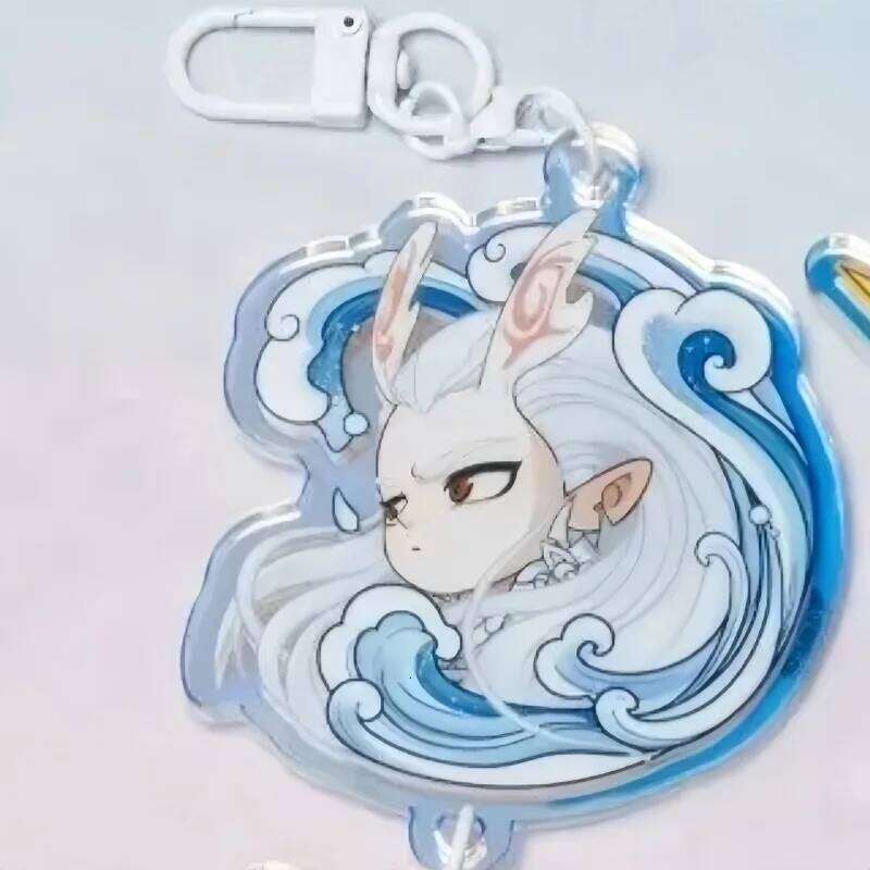 Ne Zha Cosplay Keychain Movie Nezha: Birth Of The Demon Child Props Ao Bing Accessory Schoolbag Charms for Carnival Party S260126