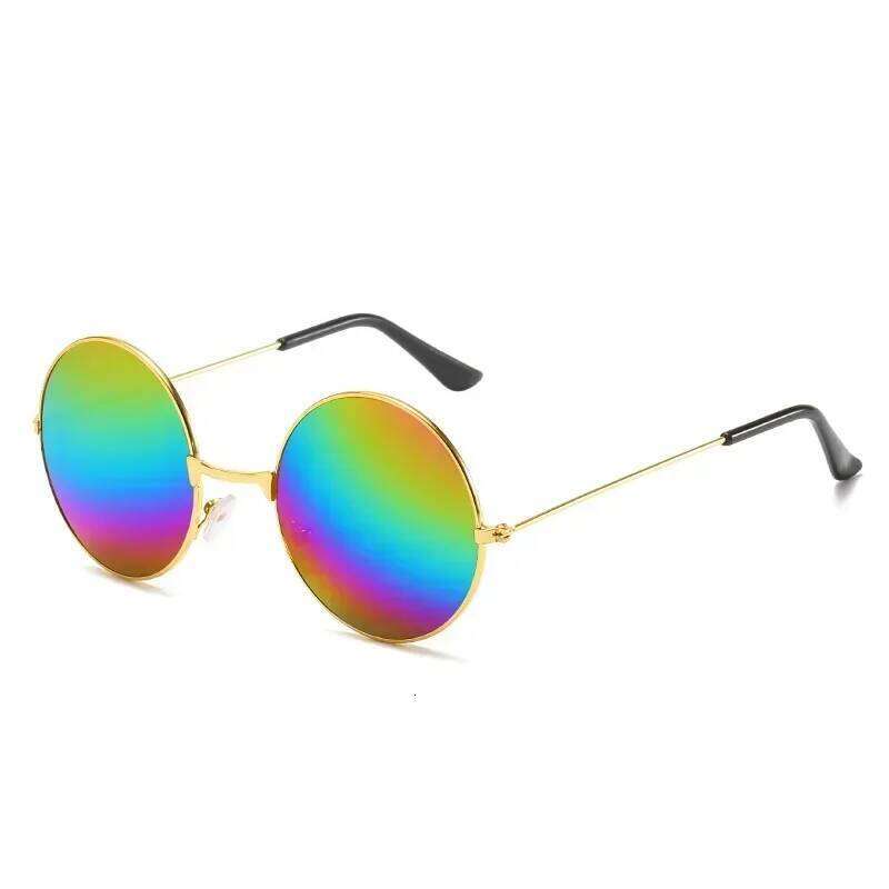 Popular Fishing Leisure Round Metal Retro Vintage Sunglasses for Men Women 2023 Fashion Eyewear Sun Glasses UV400 Z260127