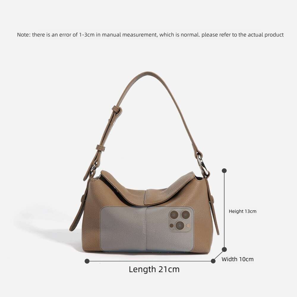 Luxury Shoulder Bags Totes New Underarm Spring Edition Top Layer Cowhide Crossbody Commuter Women Versatile Handbag Genuine Leather Bag SENYY