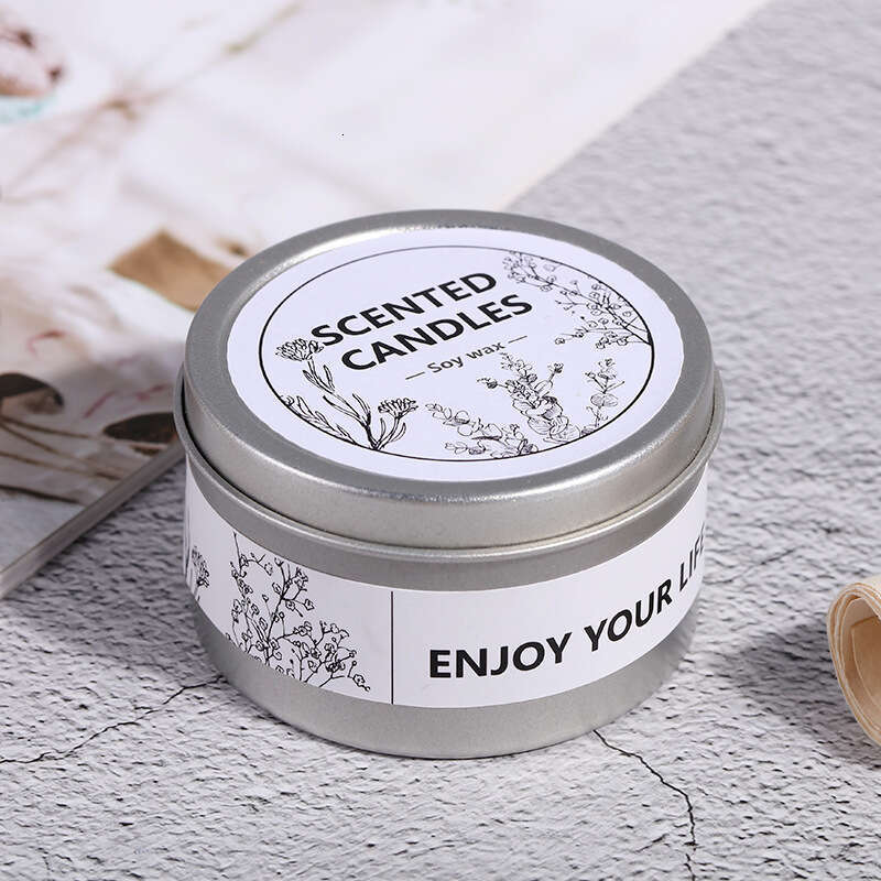 Creative Tinplate Aromatherapy Home Soy Wax Tin Can Gift SPA Essential Oil Candle Fragrance Y260127
