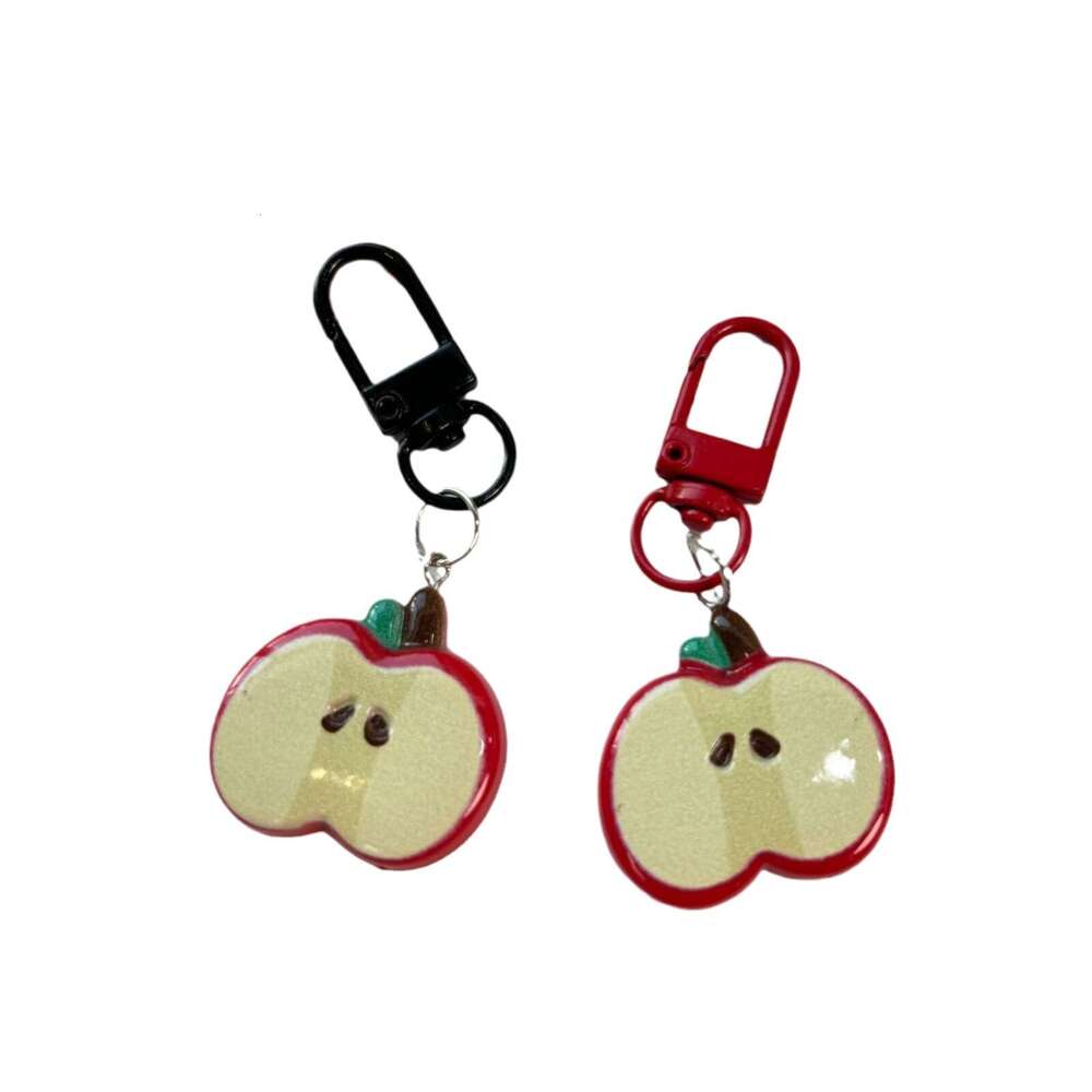 Cute Red Apple Keychain Girly Best Friend Pendant Gift Fun Backpack Accessory GJ261 S260126