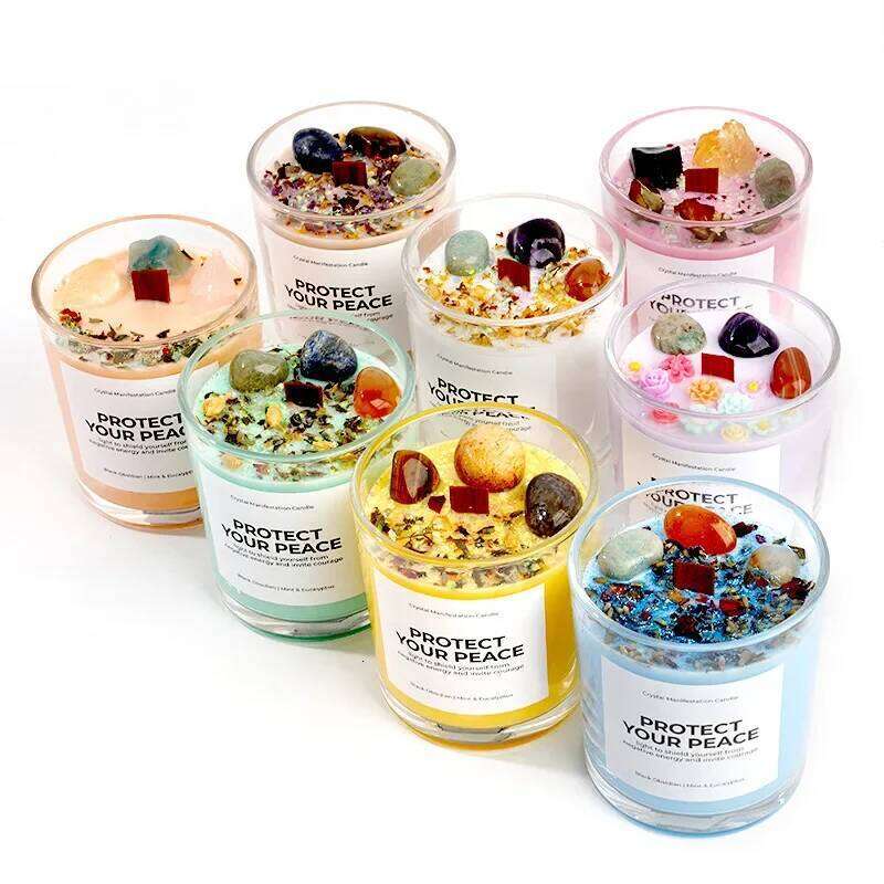 Candles Home Decoration Soy Wax Handmade Aromatherapy Birthday Scented Candle Decor m Y260127