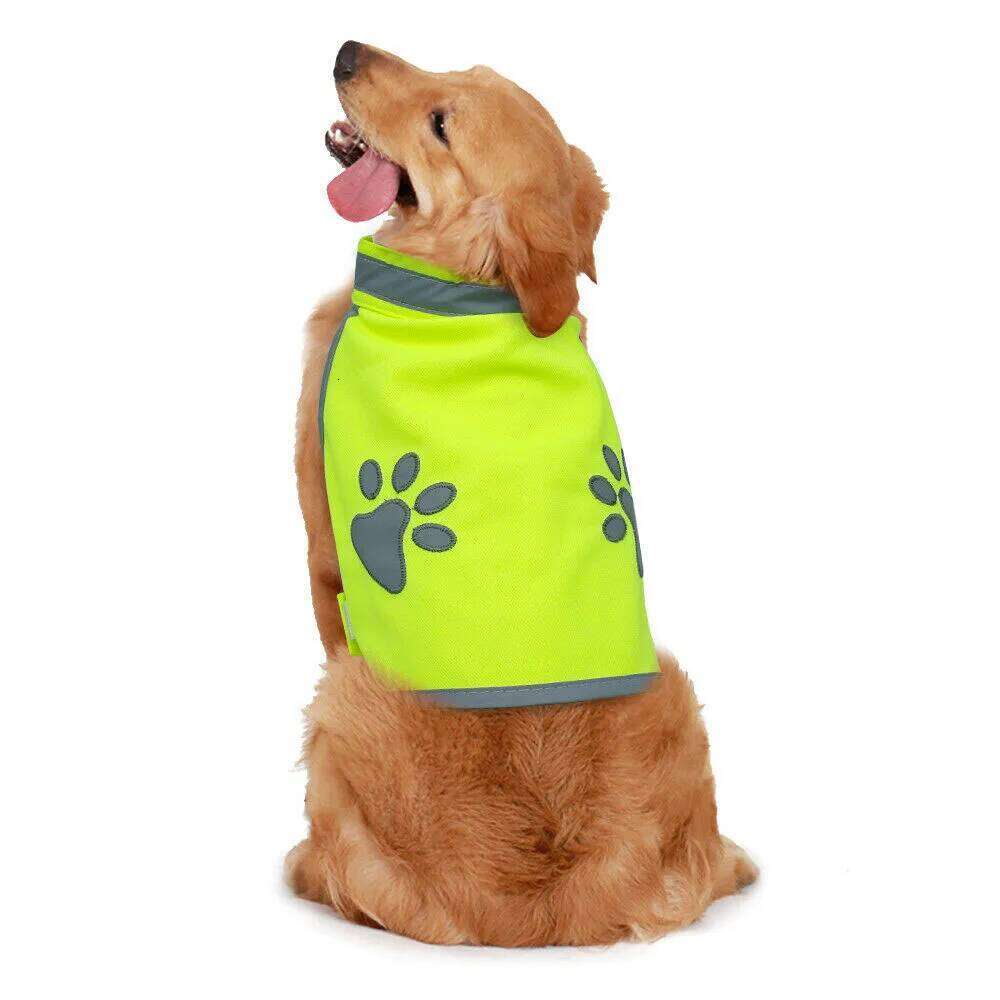 Reflective Safety Vest High Visibility Fluorescent Hi Vis Coat Dog Jacket Outdoor Pet Supplies XJ260127