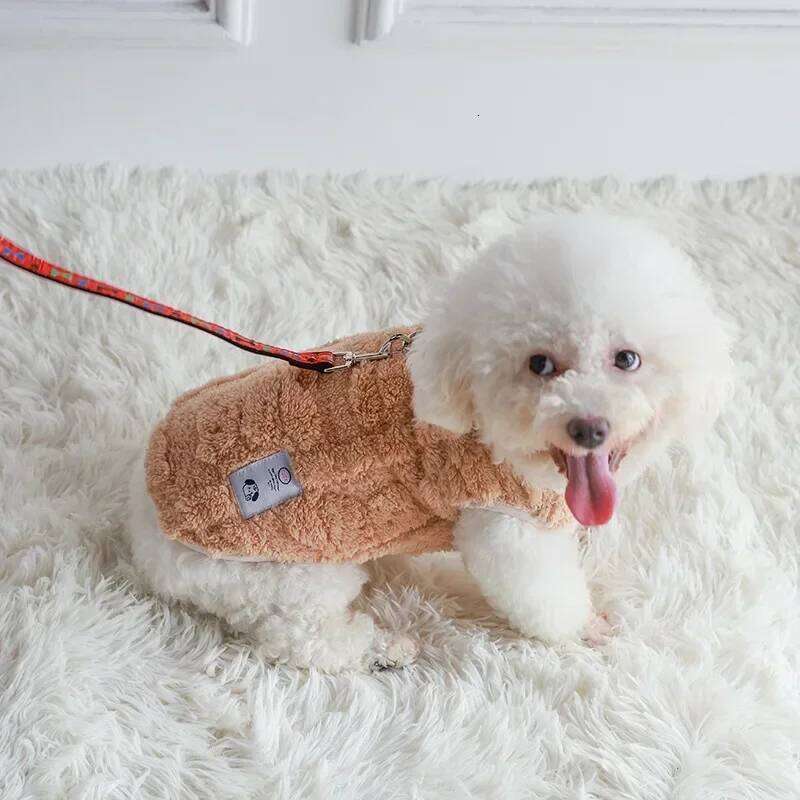 Autumn Winter Pet Vest for Small Medium Dogs Fleece Clothes Shih Tzu Poodle Outfits Chihuahua Pug Jacket Accesorios Para Perros XJ260127
