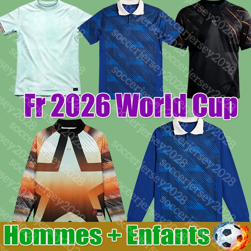 maillot france jersey 2026 World Cup Home away soccer jerseys MBAPPE GRIEZMANN GIROUD PAVARO HERNANDEZ DEMBELE Maillots de football shirt maillot Men kids kits